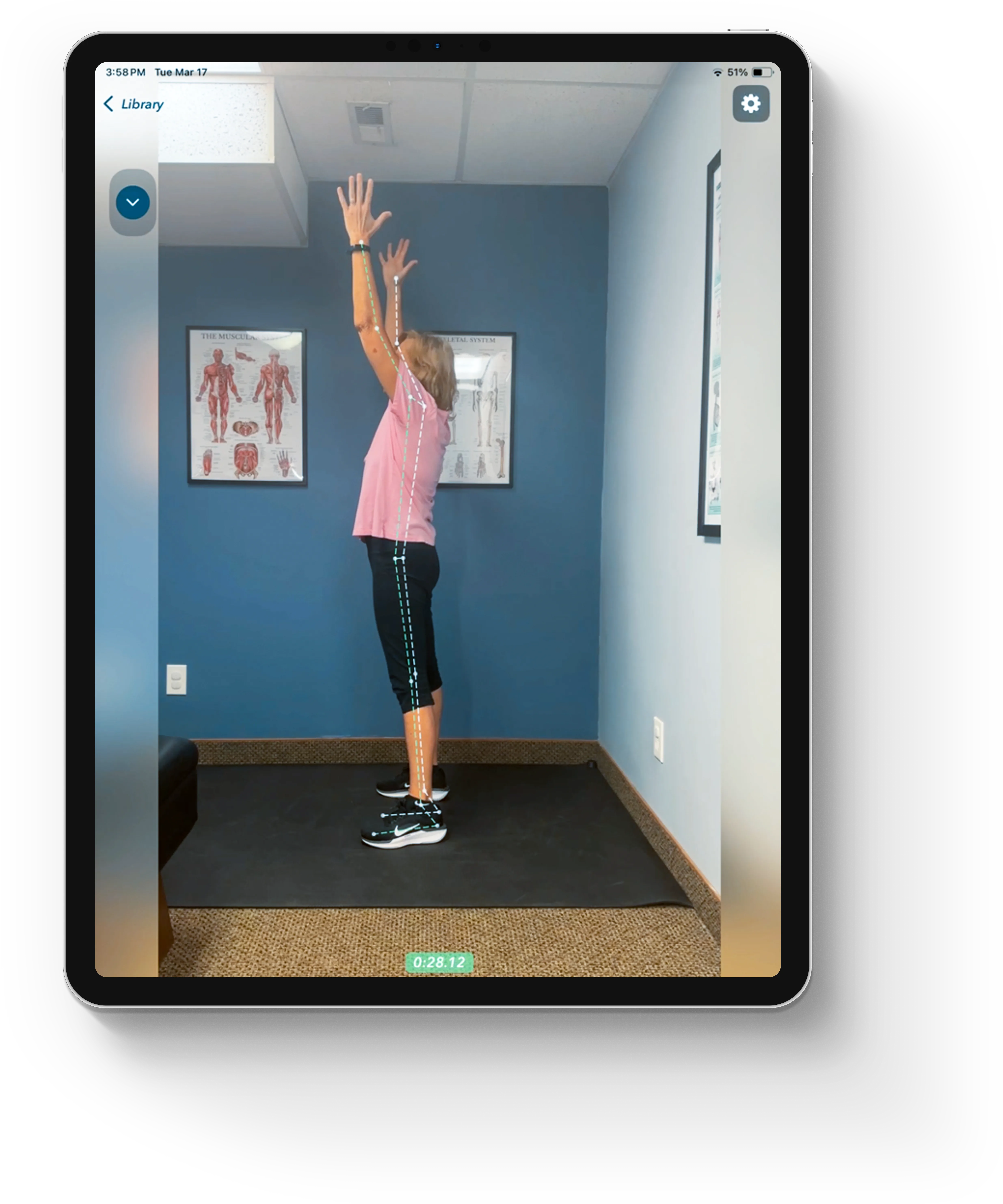 Movement Age assessment interface